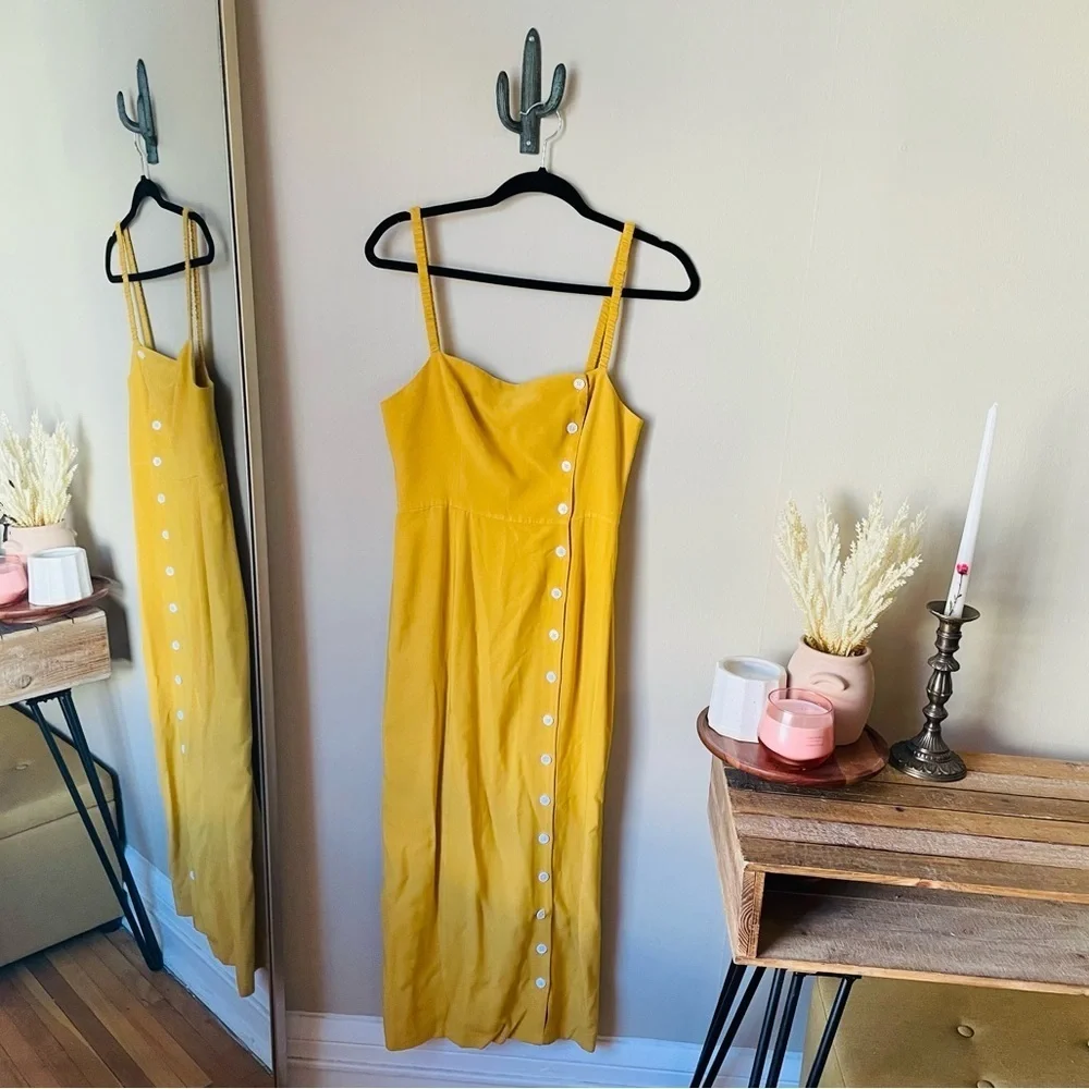Capulet Janette Yellow Midi Dress - Picture 3 of 8